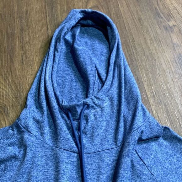 Athleta Uptempo Hoodie S Small Chrome Blue Quick Dry Sport Casual - Picture 3 of 8
